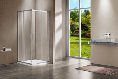 Душевой уголок Vincea Garda VSS-1G800CL 800х800 хром стекло прозрачное