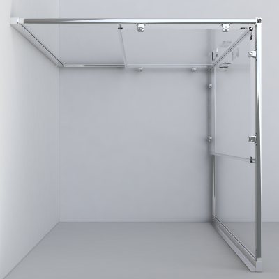 Душевой уголок Vincea Garda VSS-1G800CL 800х800 хром стекло прозрачное