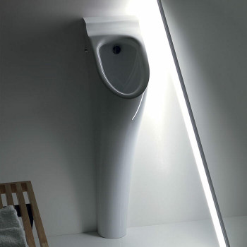 Писсуар напольный Kerasan Aquatech 373001, белый, с сифоном и креплением, Италия