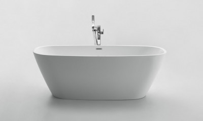 Акриловая ванна Belbagno bb72-1700-w0, овальная, 170х78х60 см