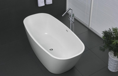 Акриловая ванна Belbagno bb72-1700-w0, овальная, 170х78х60 см