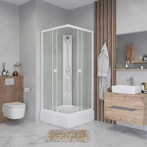 Душевая кабина Niagara Promo 90x90 P90/26Q/MT/BK квадратная