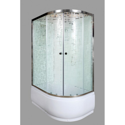 Душевая кабина без крыши Deto ЕМ 4511 N 110х80 см, поддон 45 см