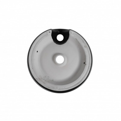 Накладная раковина Aquanet MOON-2-MB диаметром 43 см, черная матовая (273671)