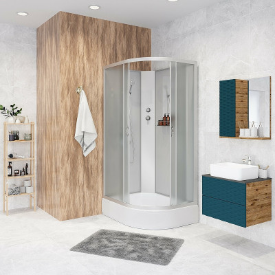 Душевая кабина Niagara Classic 120х90 L NG-33294-14LBK асимметричная