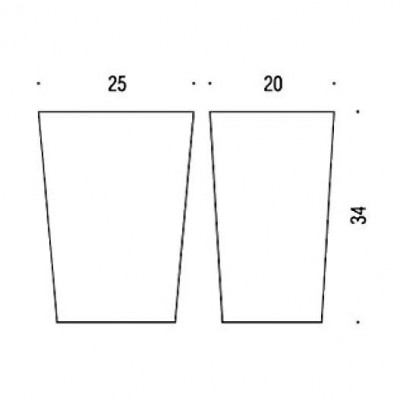 COLOMBO Black & White B9202.EPB корзина для мусора для бумаг (белая)