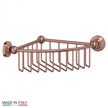 3SC Stilmar Antic Copper STI 608 полочка-решетка угловая 23 см, античная медь
