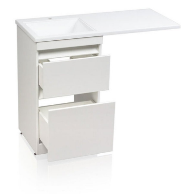 Тумба Style Line Даллас 115 R с раковиной над стиральной машиной, белая