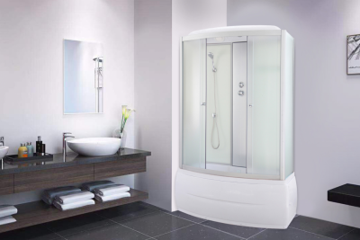 Душевая бокс Parly Bianco BNE170 170х75х215см, белый/матовый