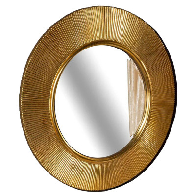 Зеркало в ванную ArmadiArt Shine 528-G 82х82 см золото