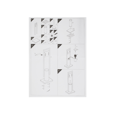 GFmark 403 напольная стойка для туалета, хром