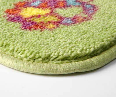 Коврик в ванную комнату WasserKRAFT Kammel 80х50 BM-1201 зеленый