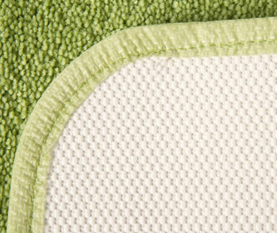 Коврик в ванную комнату WasserKRAFT Kammel 80х50 BM-1201 зеленый