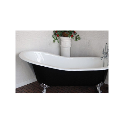 Ванна Magliezza Gracia Nero 170x76 (ножки хром)