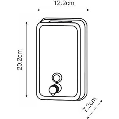 Диспенсер жидкого мыла WasserKRAFT K-10099 хром