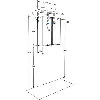Шкаф подвесной в ванную Aquaton Сканди 35 1A255003SD010 белый