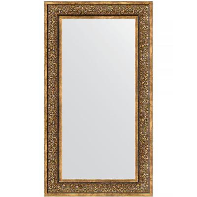 Зеркало настенное Evoform Definite 113х63 BY 3095 в багетной раме Вензель бронзовый 101 мм