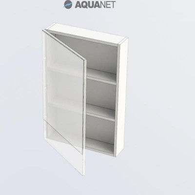 Aquanet Нота 58 00165370 зеркало без светильника, белый (камерино)