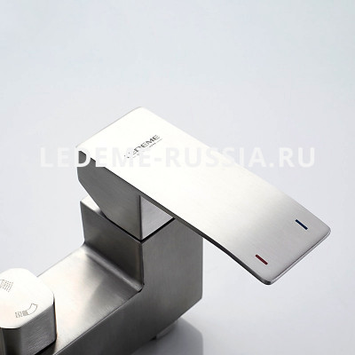 Смеситель для ванны Ledeme H717 L73217 однорычажный, нерж сталь