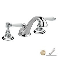Nicolazzi Classica 1408 BZ 78 смеситель для раковины с д/к, бронза/ручки P.Mont Blanc