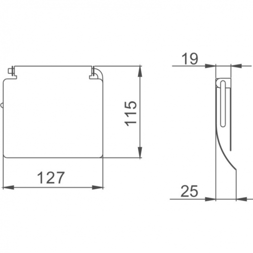 Держатель туалетной бумаги Haiba HB504 с крышкой (металл) хром