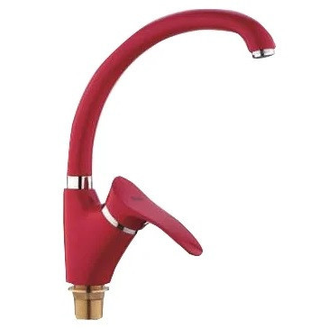 Смеситель для кухни Frap F4101-13, красный