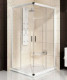 Душевой уголок прямоугольный раздвижной Ravak Blix BLRV2К-100 белый / транспарент 1XVA0100Z1  (1XVA0100Z1)