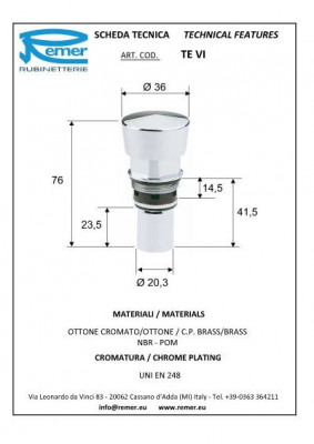 Картридж Remer RR TE VI
