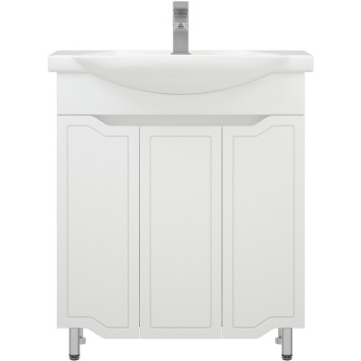 Тумба под раковину Corozo Мирра 75 SD-00001515 белая напольная