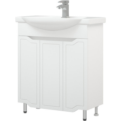 Тумба под раковину Corozo Мирра 75 SD-00001515 белая напольная