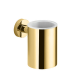 Стакан для ванной Colombo Plus W4902 PVD золото матовое  (W4902.OM)