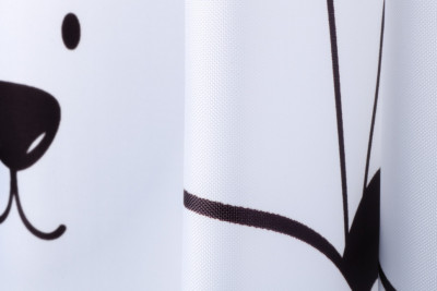 Шторка для ванной FIXSEN PANDA (FX-2501), цвет черный