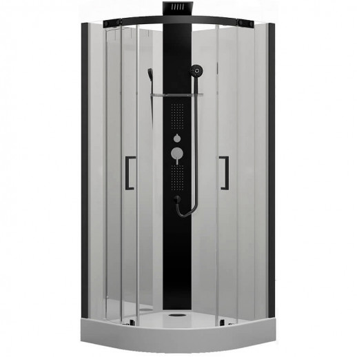 Душевая кабина Black&White Galaxy G8701 90x90 8701900 с гидромассажем четверть круга