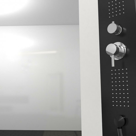 Душевая кабина Black&White Galaxy G8701 90x90 8701900 с гидромассажем четверть круга