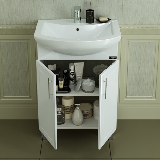 Тумба для  умывальника напольная СаНта "Дублин-60" (под умывальник Грация 60)