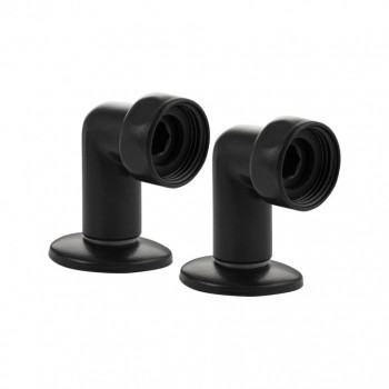 Американка GFmark, черная, угловая к полотенцесушителю 1х1/2 г / ш (137ч)