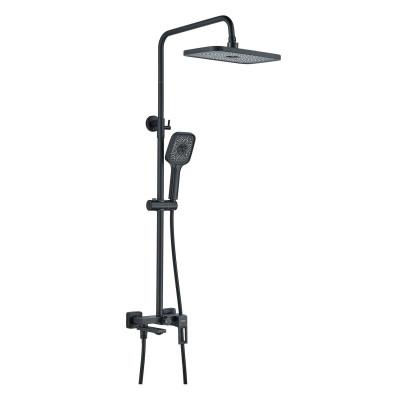 Душевая система Raffine F3696H, черный