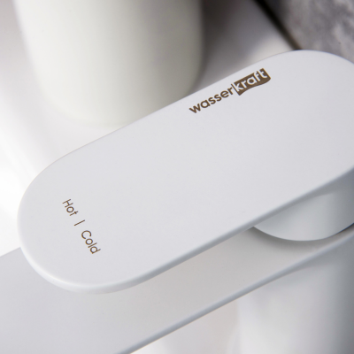 WasserKRAFT Mindel 8503 смеситель для раковины, белый