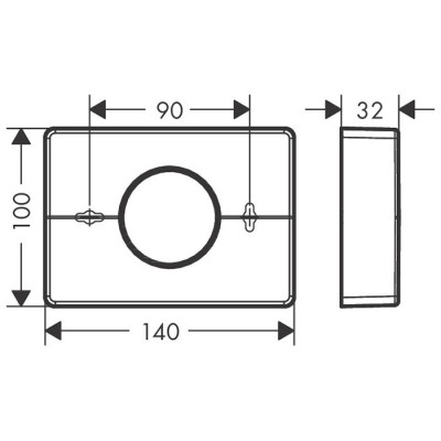 Диспенсер гигиенических пакетов Hansgrohe AddStoris 41773000 (хром)