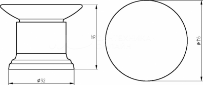 Мыльница в настольном держателе MIGLIORE Mirella 17159, керамика/бронза