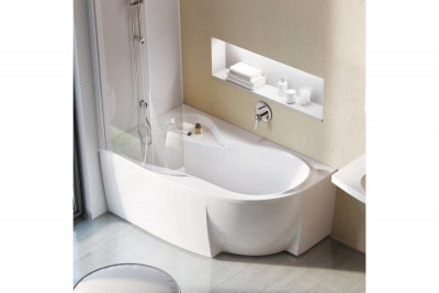 RAVAK C551000000 Ванна Rosa 95 150 см левая, белая/акрил