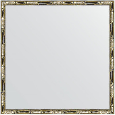 Зеркало настенное Evoform Definite 57х57 BY 0608 в багетной раме Серебряный бамбук 24 мм