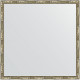 Зеркало настенное Evoform Definite 57х57 BY 0608 в багетной раме Серебряный бамбук 24 мм  (BY 0608)