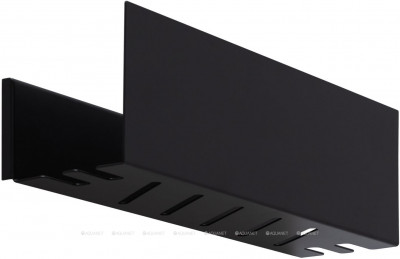 Полка для ванной Aquanet Магнум 40x12 черная матовая (00274188)