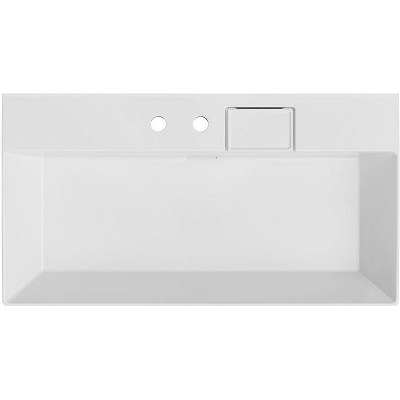 Раковина подвесная Kerama Marazzi Logica 90 LO.wb.90.2 белая глянцевая прямоугольная