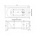 Aquanet Roma 00205541 ванна акриловая 150 см х 70 см, белая