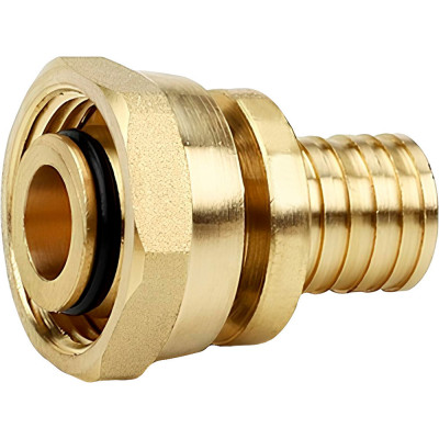 Муфта VARMEGA Slide-fit переходная (на евроконус) с накид гайкой, 20x3/4"EK, акс, латунь, VM51712