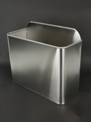 NOFER 14098.2.S настенное ведро для мусора 11 л, нержавеющая сталь