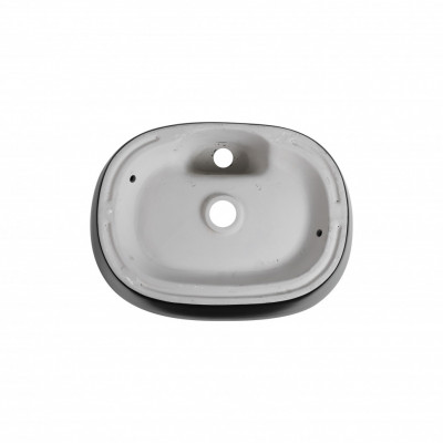 Накладная раковина Aquanet LAKE-2-MB 38х50 см, черная матовая (273672)