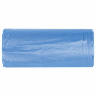 Мешки для мусора 30 л синие в рулоне 30 шт. прочные, ПНД 10 мкм, 50х60 см, LAIMA, 601378
